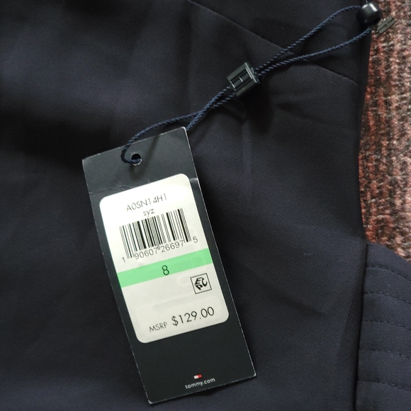 Tommy Hilfiger Sleeveless Black Utility Dress with Front Pockets Size 8 - Picture 10 of 10